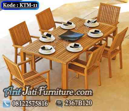  Kursi Makan Outdoor  ARIF JATI FURNITURE JUAL MEBEL JEPARA