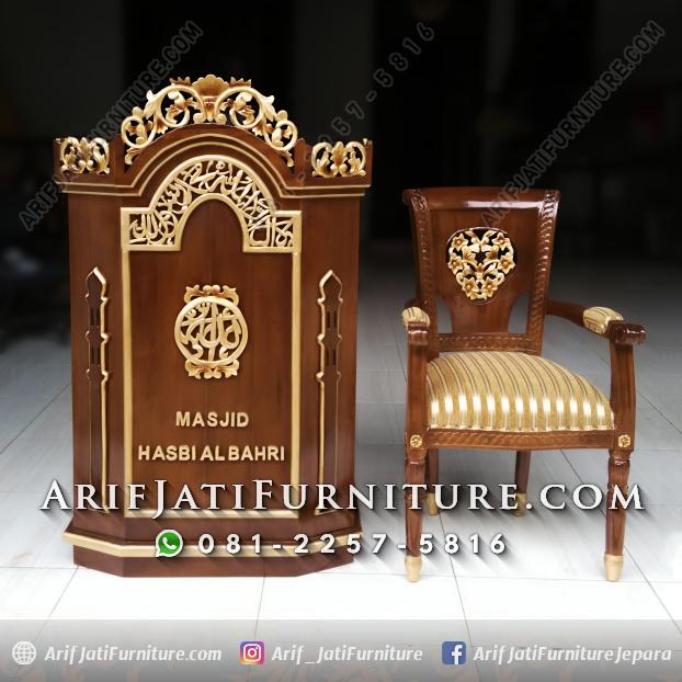 Podium Masjid dan Kursi Harga Murah