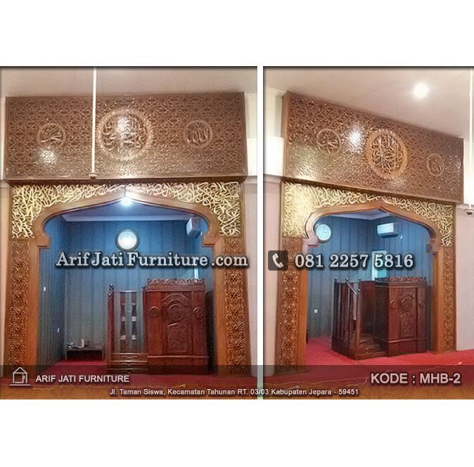  model  mihrab masjid ARIF JATI FURNITURE JUAL MEBEL JEPARA