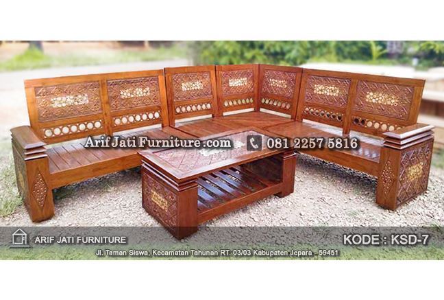 jual kursi  tamu  sudut minimalis  koin  ARIF JATI FURNITURE 