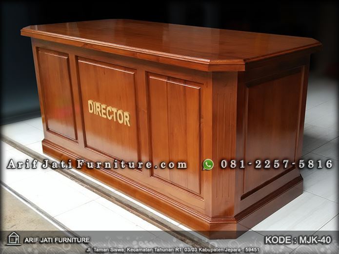  Meja  Kantor  Jati  Minimalis Harga  Murah ARIF JATI  FURNITURE