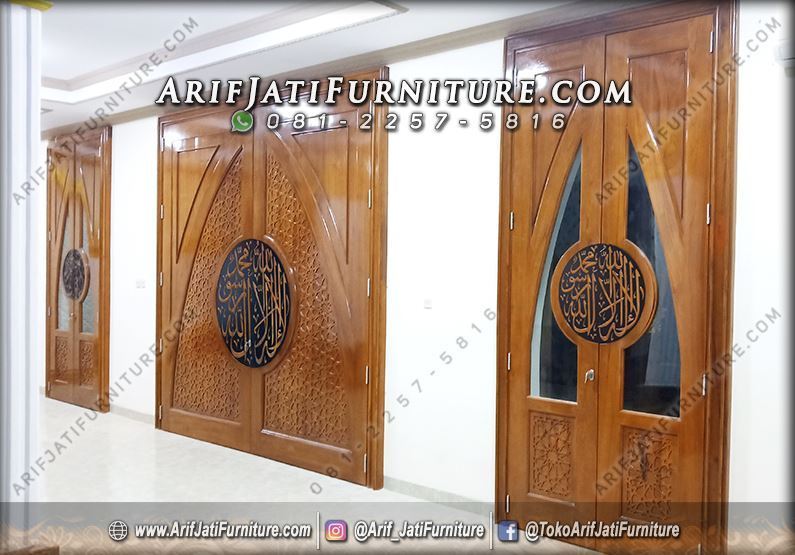 Jual Pintu Masjid Kayu Jati