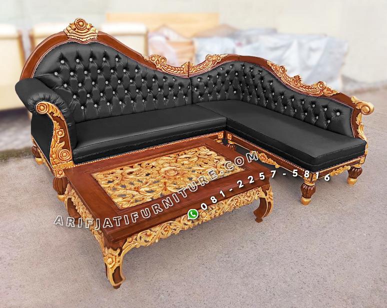 Sofa Sudut Jati Jepara Harga Murah